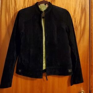 Ruff Hewn Black Suede Coat